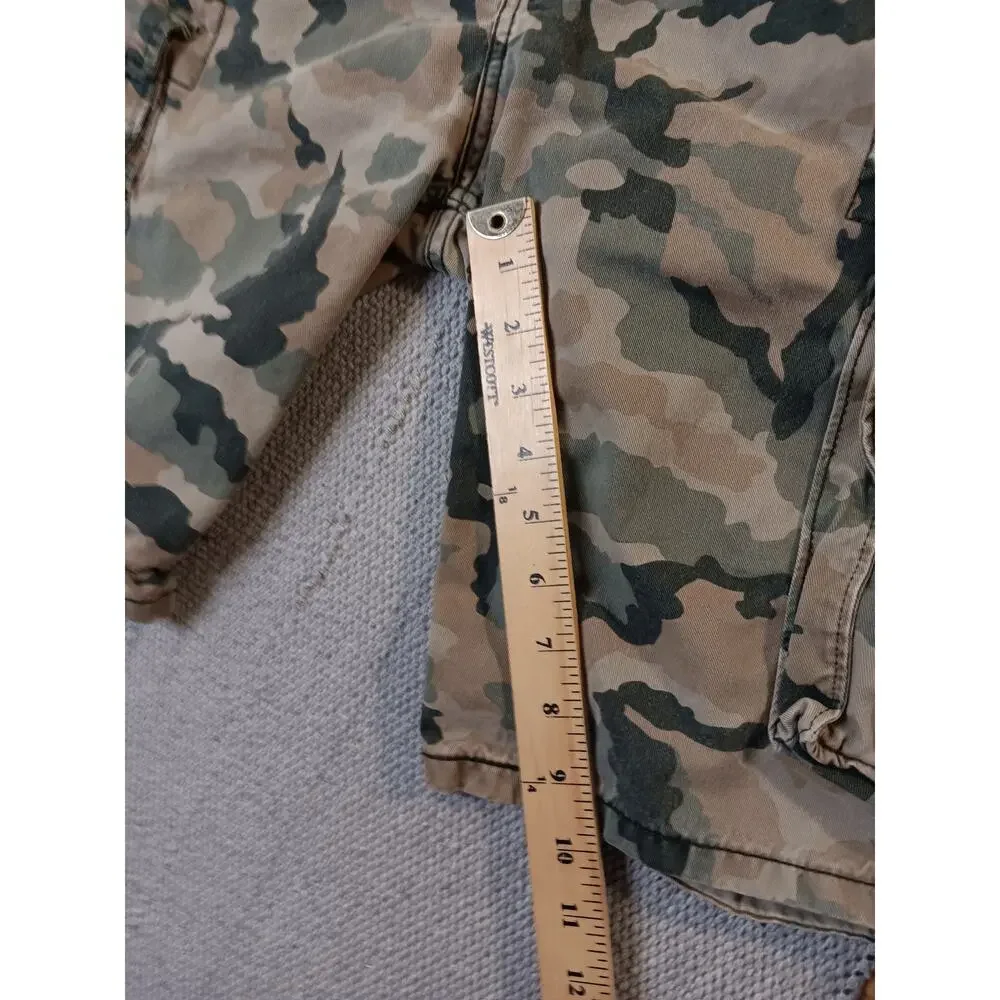 Levis Cargo Shorts‎ Mens 36 Woodland Camo Outdoors Hiking Gorp Core Beach